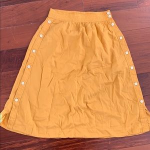 Madewell Side Button Skirt